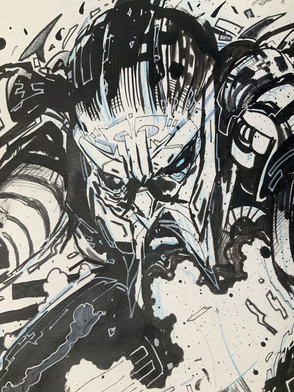 Talos, FALLEN. par Stewart Kenneth Moore - Planche originale