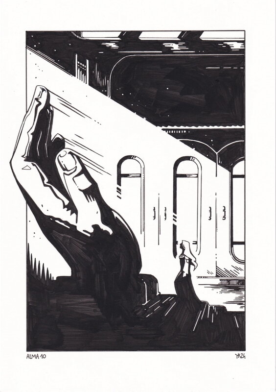 Fantasy - Alma par Yoann Kavege - Planche originale