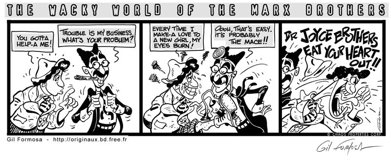Gil Formosa, The MARX BROTHERS strip 1 - Comic Strip