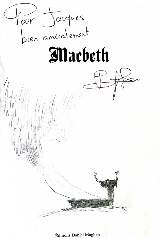 Macbeth par Gaëtan Brizzi - Dédicace