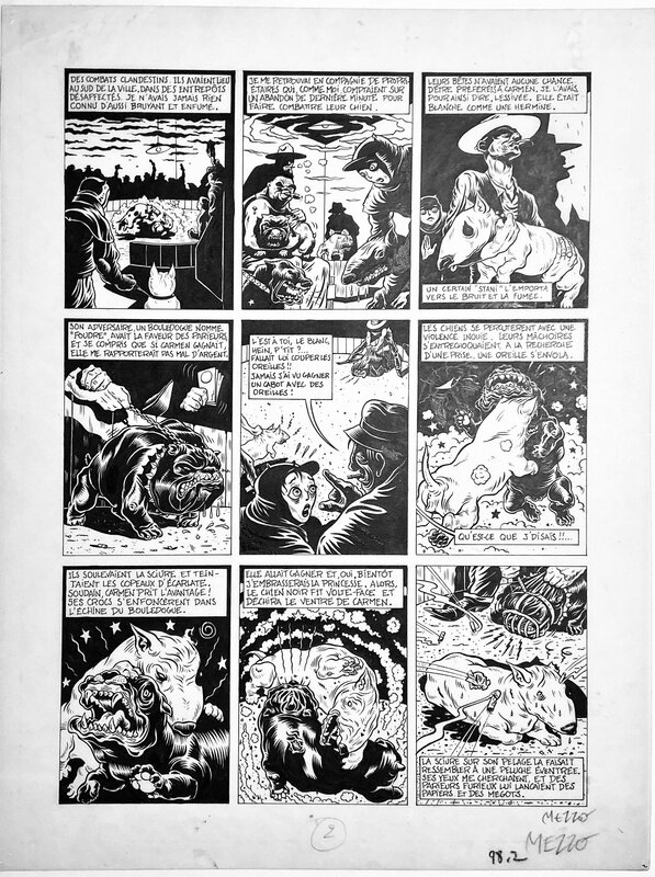 Carmen - Planche 2 by Mezzo - Comic Strip