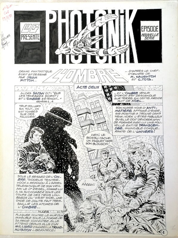 Photonik by Jean-Yves Mitton - Comic Strip