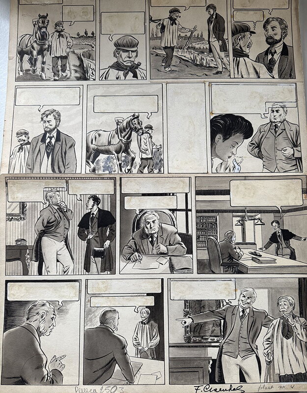 François Craenhals, Le cas étrange de mr de Bonneval - Planche originale