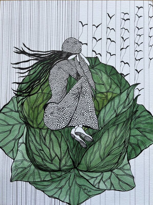 Lucie Giglio, Faites de beaux rêves - Original Illustration