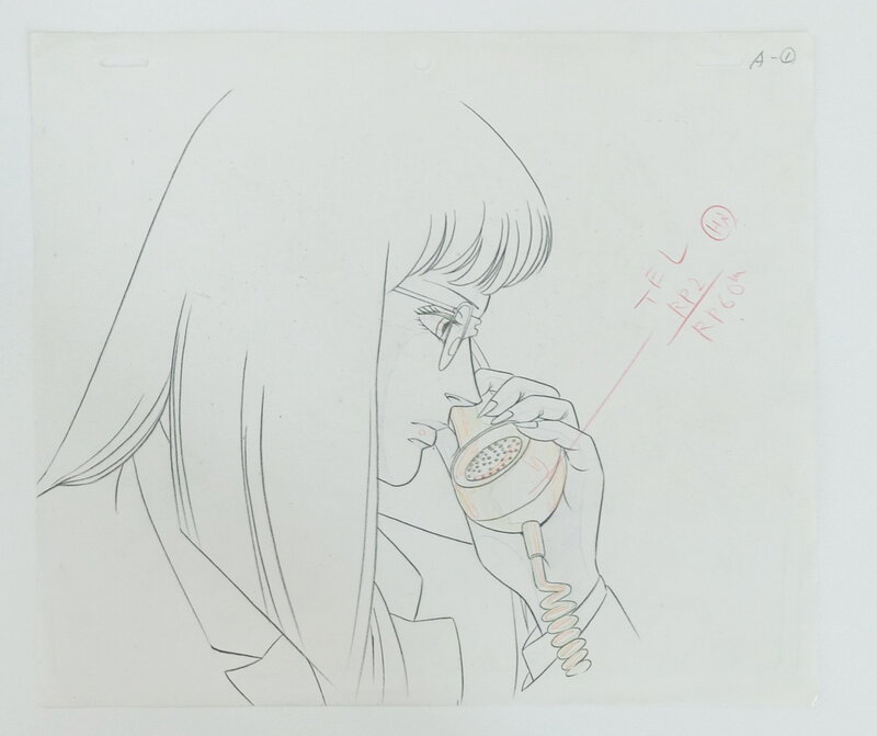 Odile Asaya by D'après Tsukasa Hōjō Tms/signé cat's eyes - Original art