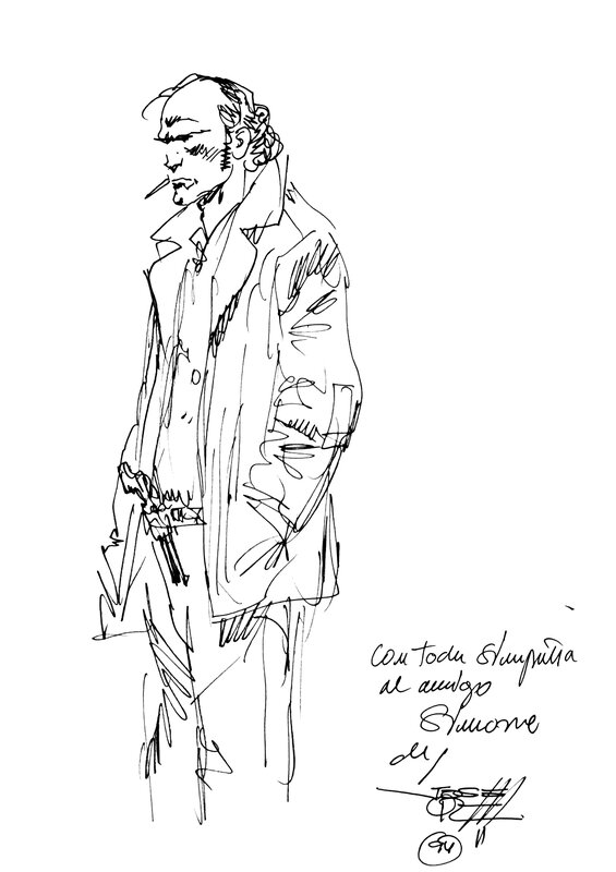 Hombre par José Ortiz - Dédicace