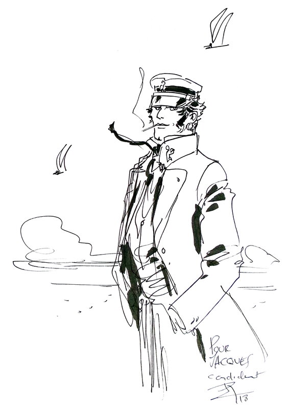 Corto Maltese par Rubén Pellejero - Dédicace