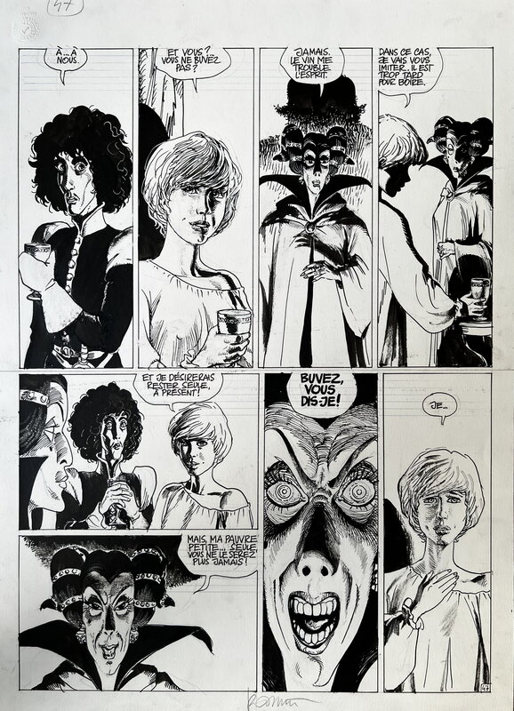 Grzegorz Rosinski, Jean Dufaux, Planche Complainte Des Landes Perdues - Planche originale