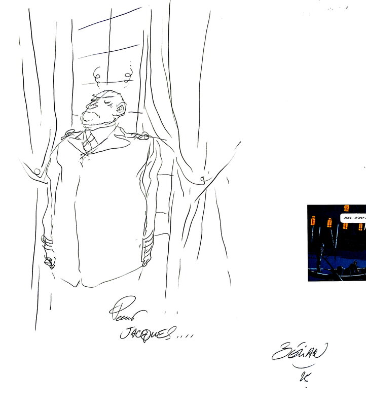 Mussolini by Frédéric Bézian - Sketch