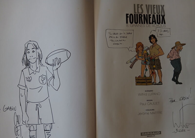 Les vieux fourneaux par Paul Cauuet, Wilfrid Lupano - Dédicace