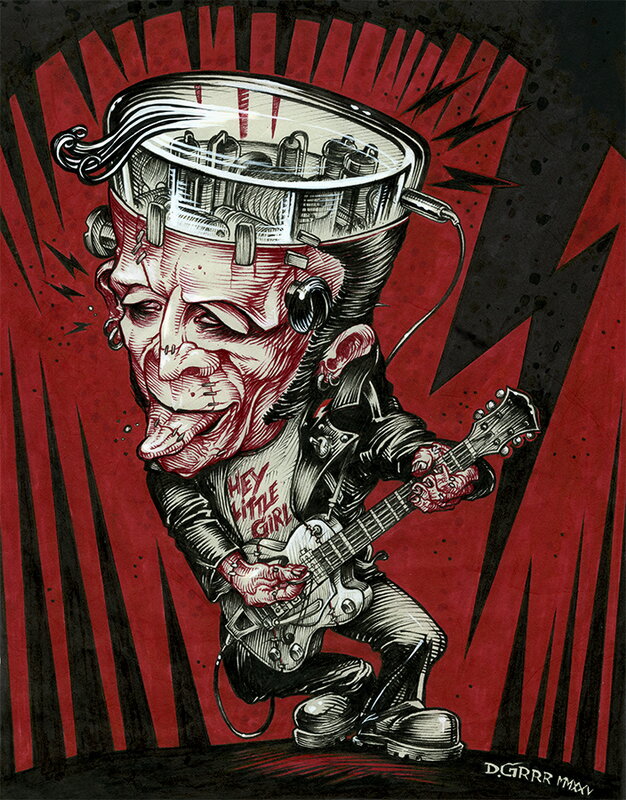 En vente - Franken'roll par Denis GRRR - Illustration originale