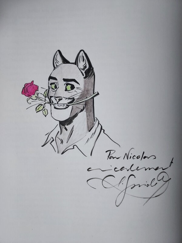 Juanjo Guarnido, Blacksad TT Tome 2 Arctic-Nation - Dédicace