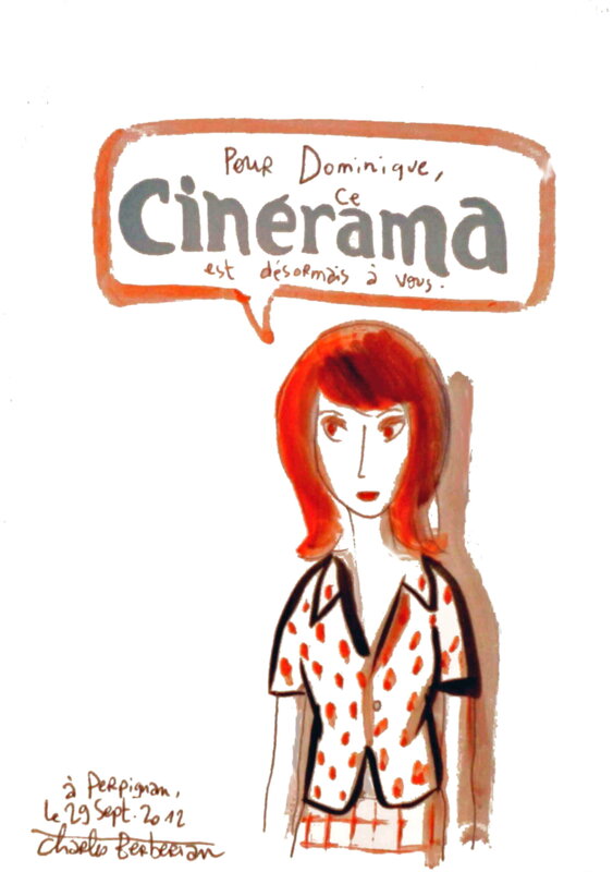 Cinérama by Charles Berberian - Sketch