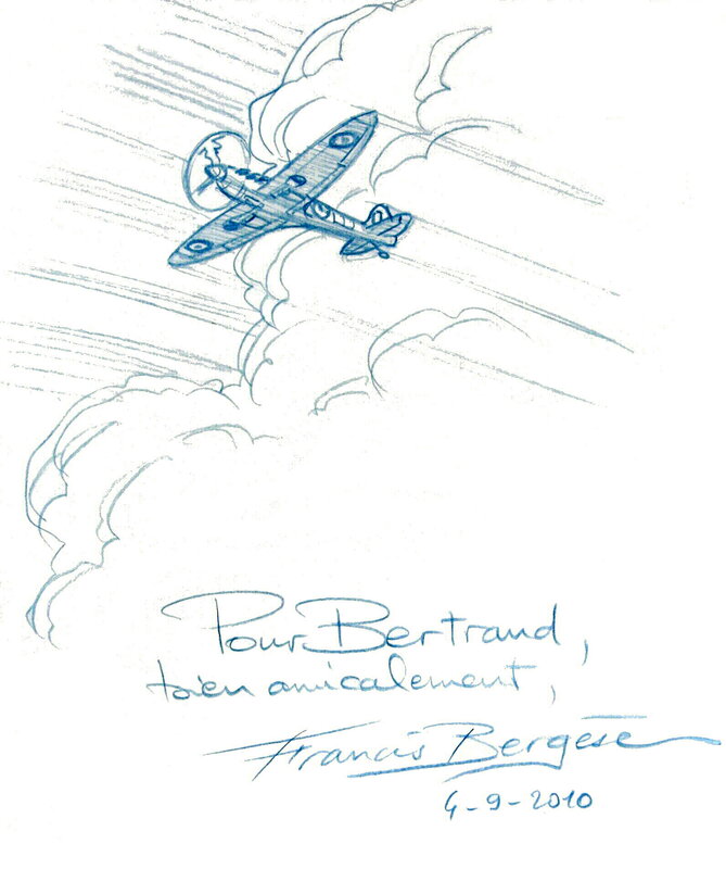 Biggles - T6 par Francis Bergèse - Dédicace