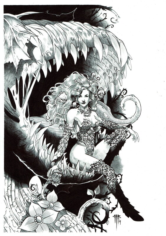For sale - Poison Ivy by Philippe Bringel - Original Illustration