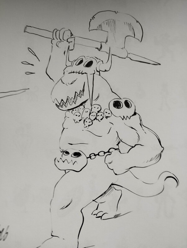 Chaos crescendo par Mathieu Burniat, Lewis Trondheim, Joann Sfar - Dédicace