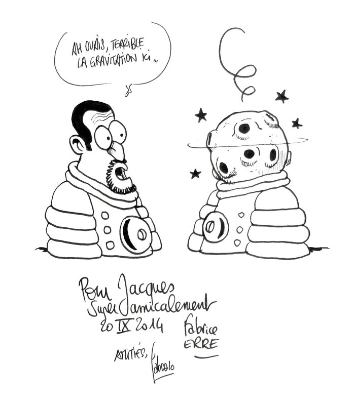 Mars by Fabrice Erre, Fabcaro - Sketch