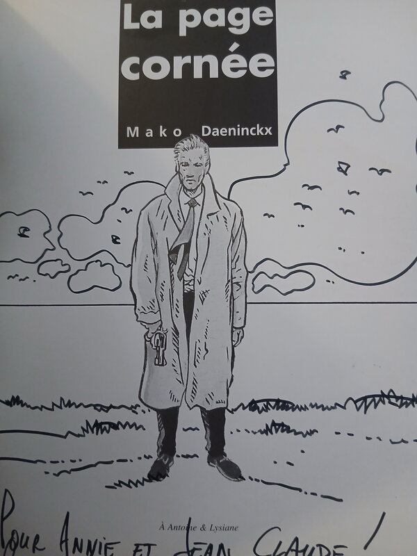 La page cornée par Mako, Didier Daeninckx - Dédicace