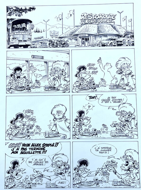 Juan, Jean-Louis Garcia, Planche du tome 2 des Seignors - Planche originale