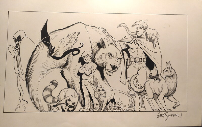 Pakkins 'Land par Gary Shipman - Illustration originale
