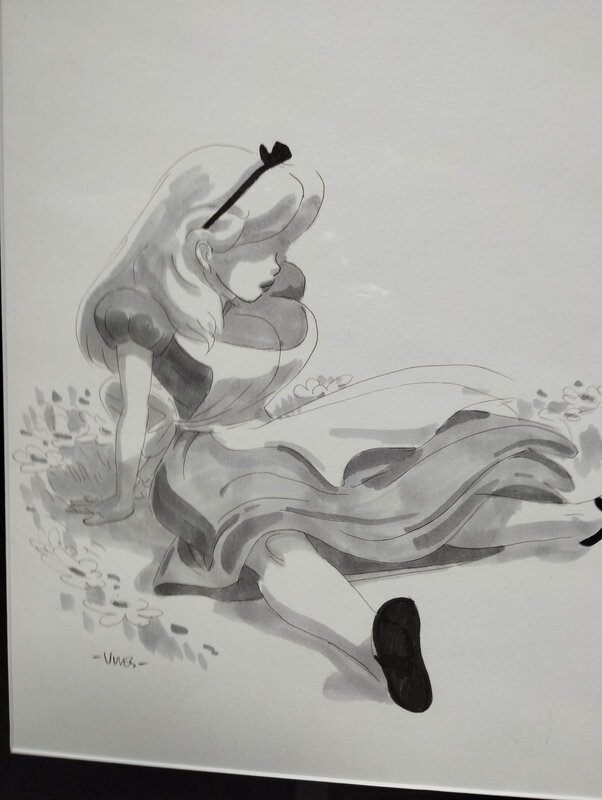 Alice par Bastien Vivès - Illustration originale