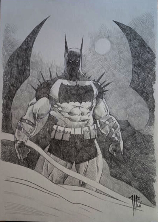 En vente - Absolute BATMAN par Philippe Bringel - Planche originale