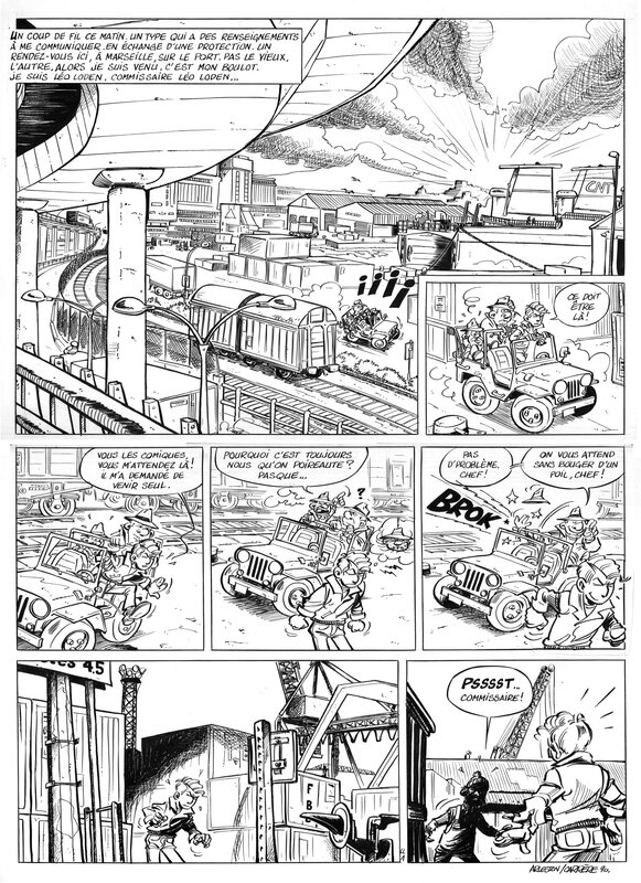 Leo Loden p1&2 par Serge Carrère, Christophe Arleston - Planche originale