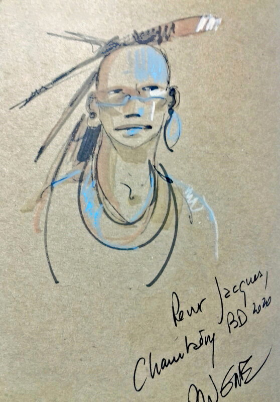 Iroquois par Patrick Prugne - Dédicace