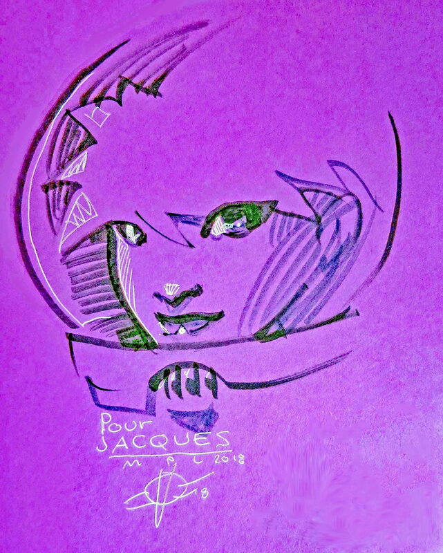 Pink planet par Olivier Vatine - Dédicace