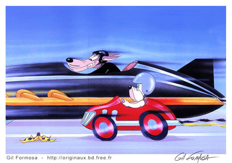 Droopy - Racing by Gil Formosa, Tex Avery - Comic Strip