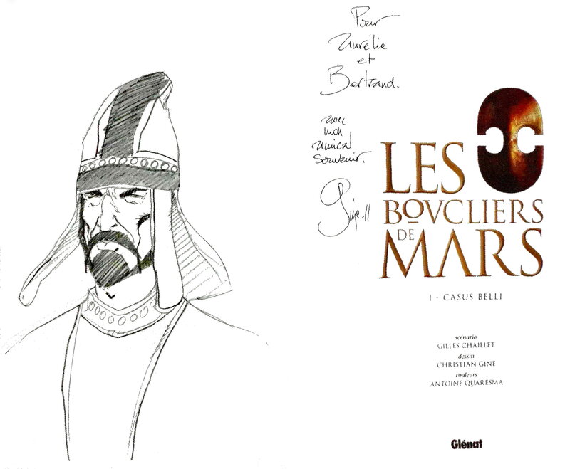Gine, Les boucliers de Mars - T1 - Sketch