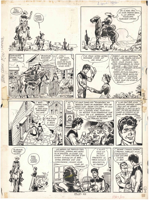 For sale - Jijé, Jerry Spring - Mon ami Red, Tome 15 - Comic Strip