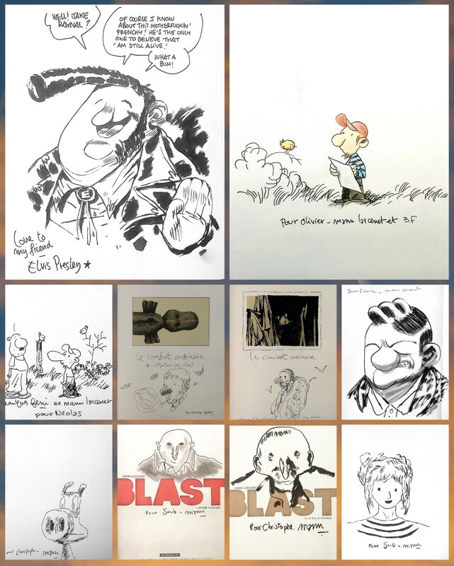 ■ 10 dédicaces de Larcenet ■ - Sketch