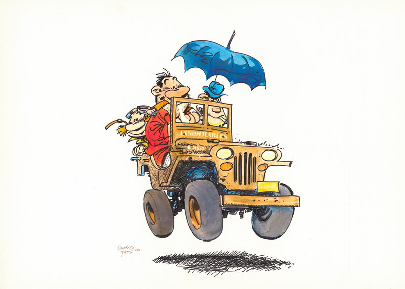En vente - Les innommables par Didier Conrad - Illustration originale