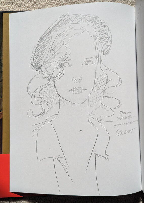 Dédicace Jean Pierre Gibrat - Sketch