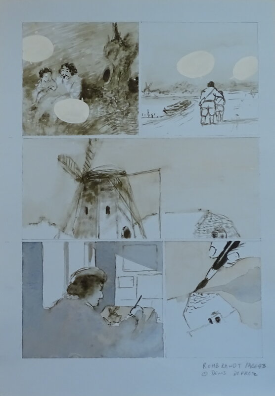 For sale - Rembrandt pl.43 by Denis Deprez - Comic Strip