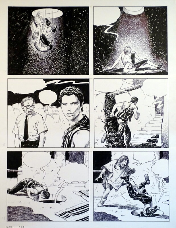 En vente - Révolution Pl.32 par Milo Manara - Planche originale