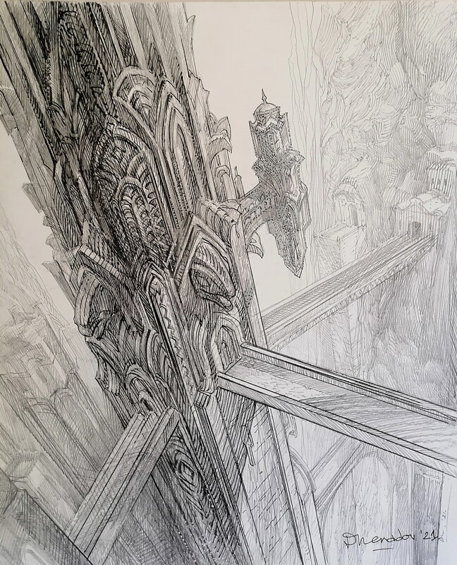 En vente - La Tour par Dejan Nenadov - Planche originale