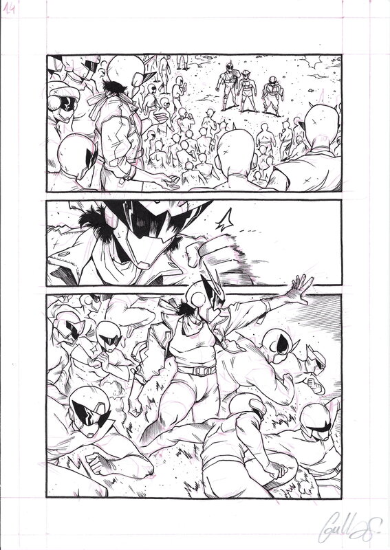 For sale - Guillaume Singelin, Shin Zero 2 - Planche originale 193 - Comic Strip