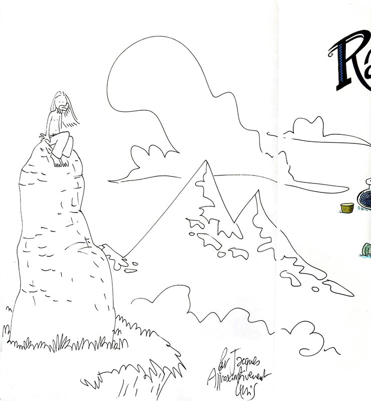 Ralph Azham - T7 by Lewis Trondheim - Sketch