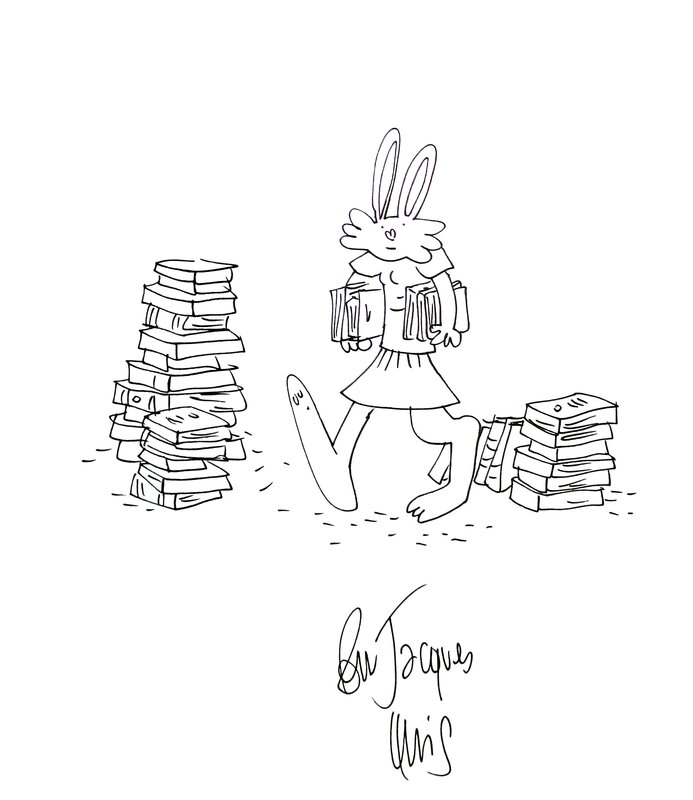Un peu d'amour by Lewis Trondheim - Sketch