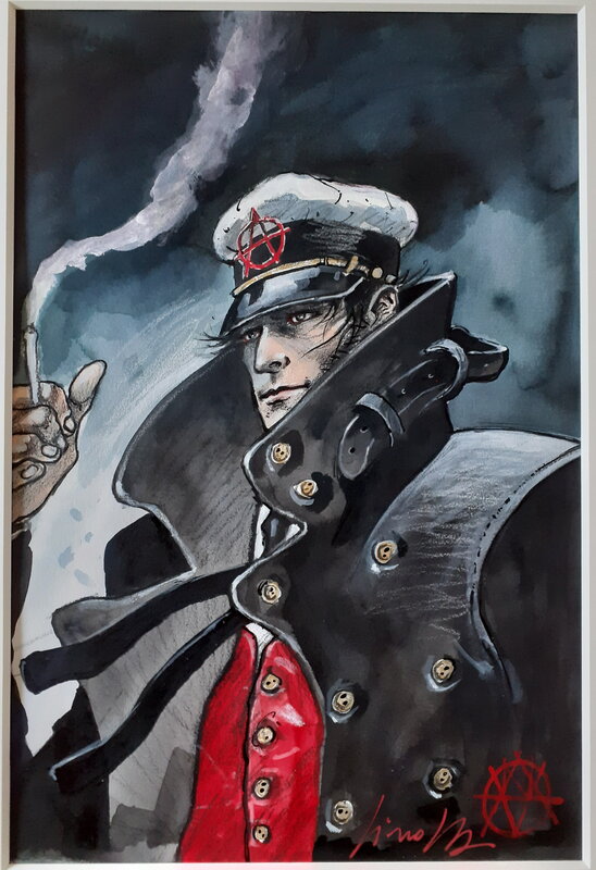 Corto Maltese par Virginio Vona, Hugo Pratt - Illustration originale
