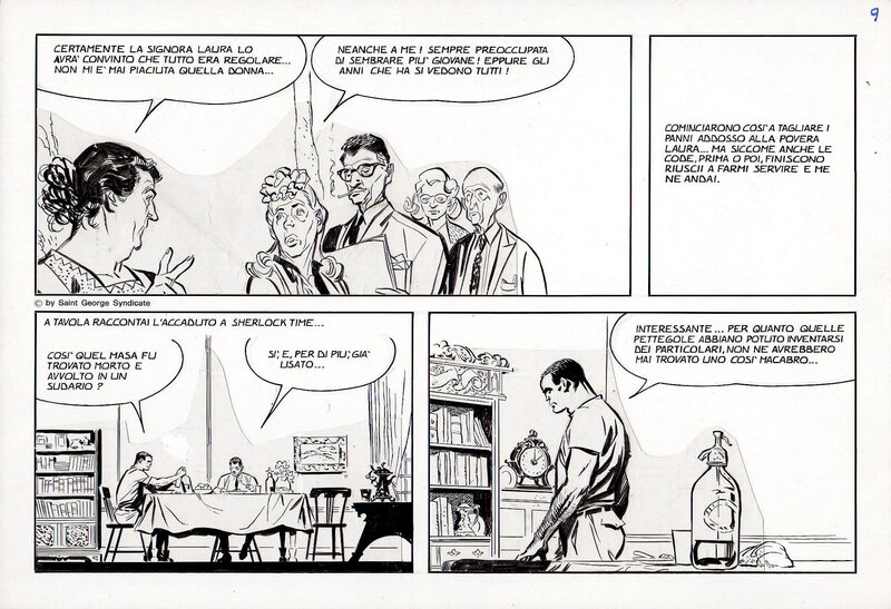 Sherlock Time by Alberto Breccia - Comic Strip