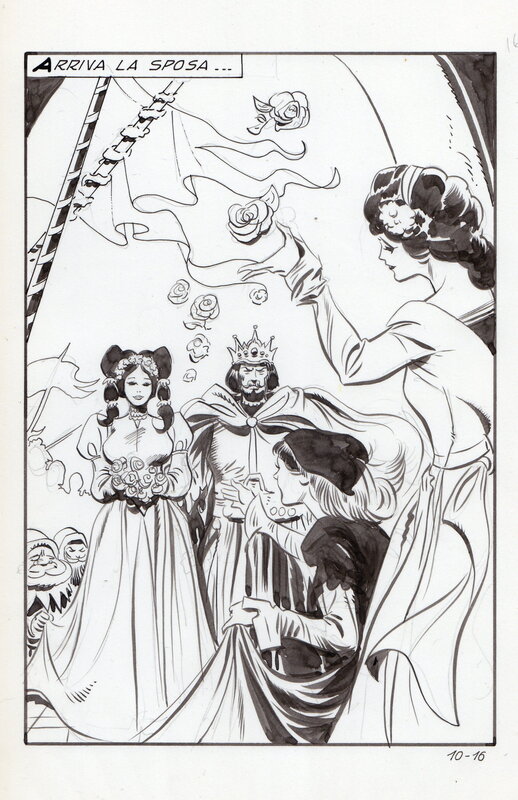 Frollo: le Mariage de Blanche Neige - Planche originale