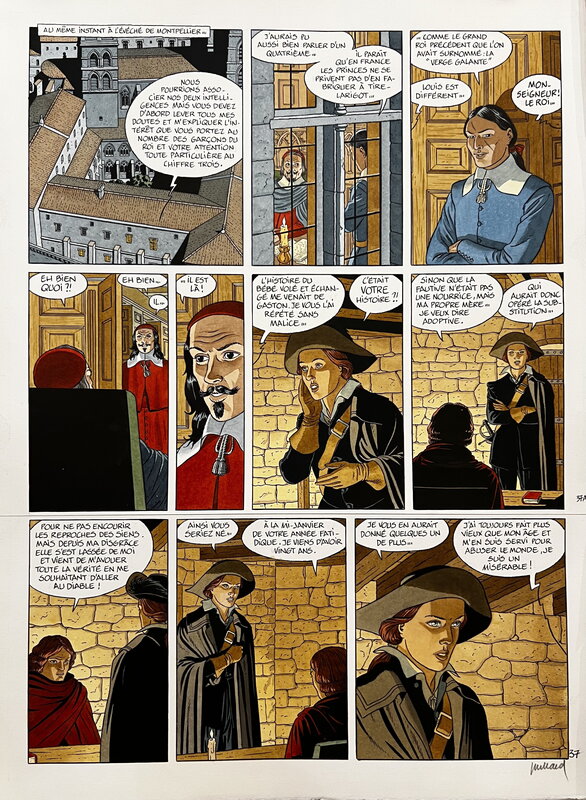 André Juillard, Patrick Cothias, Planche - Les 7 Vies De L’Epervier - Planche originale