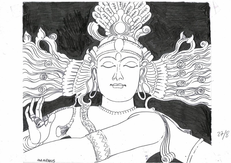 En vente - Djinn - Case T10 par Ana Mirallès - Planche originale