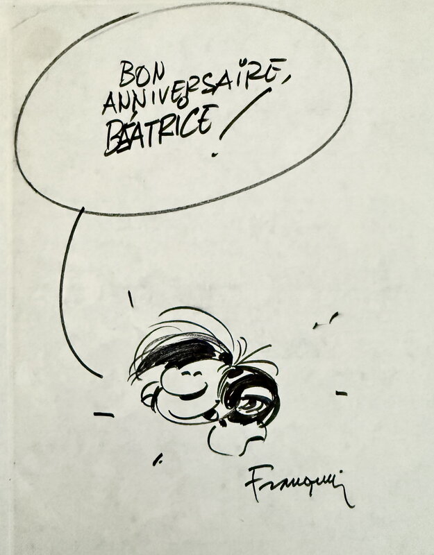 Gaston by André Franquin - Sketch