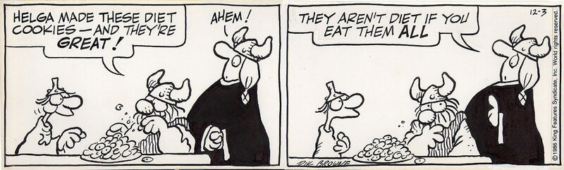 For sale - HAGAR THE HORRIBLE by Dik Browne - Comic Strip