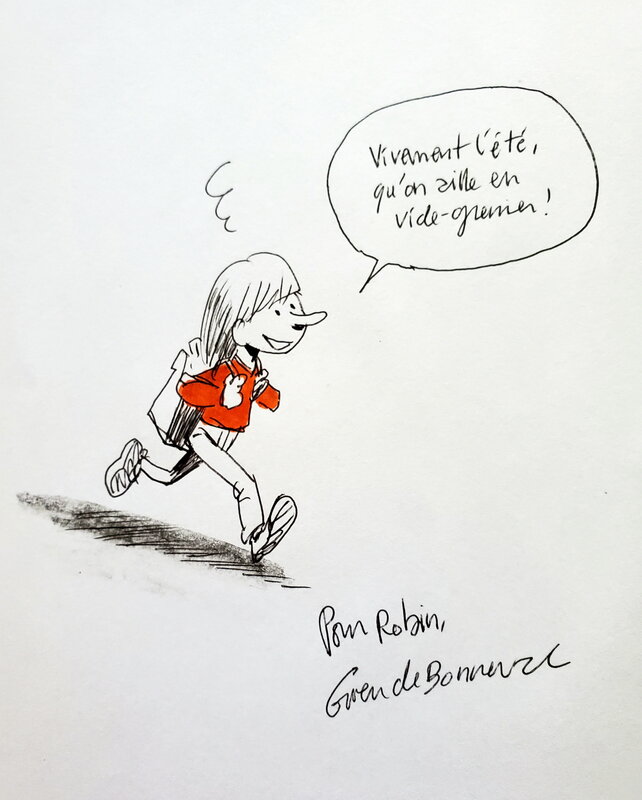 Gwen De Bonneval, BASILE BONJOUR   T1 CAROLINE - Dédicace