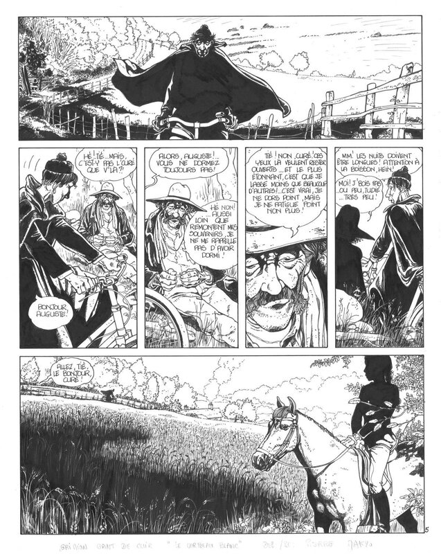 Makyo, Grimion gant de cuir - Planche originale